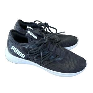 PUMA BLACK Star Vital SoftRide Lace Up Ladies Training Sneaker Shoe 7